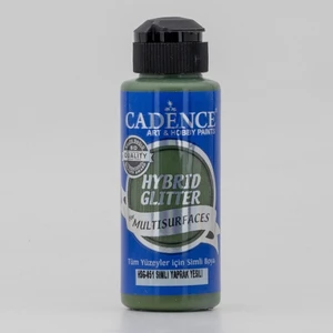 Hybrid Multisurface Simli Akrilik Boya 120 ml - HSG-051 Yaprak Yeşili
