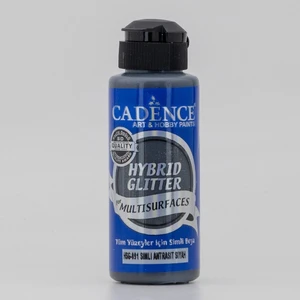 Hybrid Multisurface Simli Akrilik Boya 120 ml - HSG-091 Anrasit Siyah