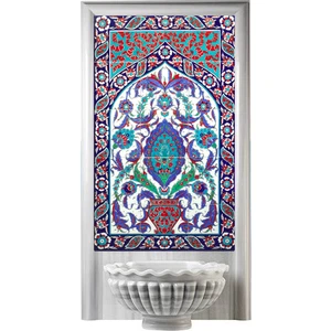 Armada Çini 60x100 Cm ED 626 Göbekli Türk Hamamı Çini Pano