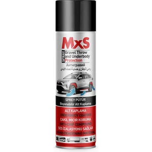 Mxs - Sprey Pütür - Siyah - 500ML