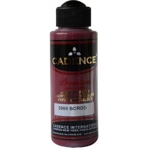 Premium Akrilik Boya 2000 Bordo 120ML