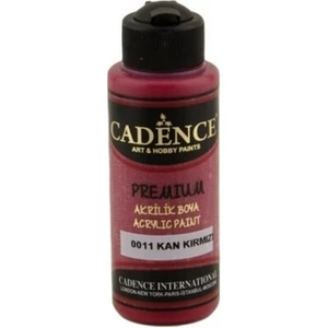 Premium Akrilik Boya 0011 Kan Kırmızı 120ML