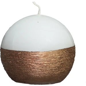 MİSSİ YARIM BAKIR TARAMALI 10 CM TOP MUM