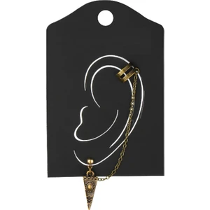 Ar-Zamak Obje Zincir Ear Cuff Küpe