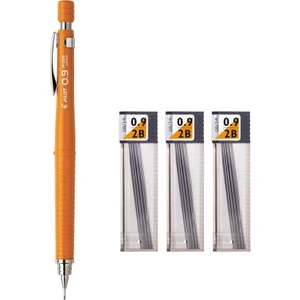 H-329 Mekanik Versatil Kalem 0,9 mm + Tombow Leader Min 0.9 mm 3'lü