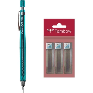 H32 Versatil Kalem 0.7 mm Yeşil + Tombow Min Lead Uç 0.7 mm 3'lü