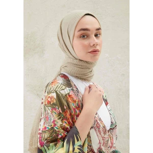 Fresh Scarfs Bürümcük Şal Naturel Bej