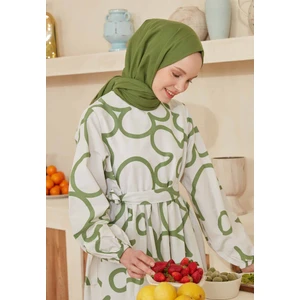 Fresh Scarfs Ince Pamuk Vual Sal Lime Kabuğu