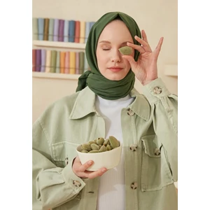 Fresh Scarfs Ince Pamuk Vual Sal Zümrüt
