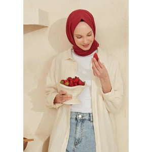 Fresh Scarfs Ince Pamuk Vual Sal Marsala