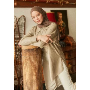 Fresh Scarfs Penye Şal Tozlu Kahve