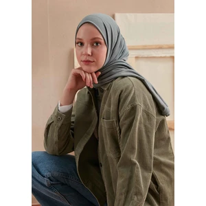 Fresh Scarfs Penye Şal Mavi / Gri