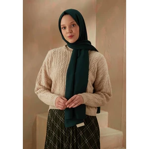 Fresh Scarfs Pamuk Viskon Şal Koyu Yeşil