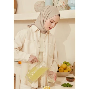 Fresh Scarfs Ince Pamuk Vual Sal Bej