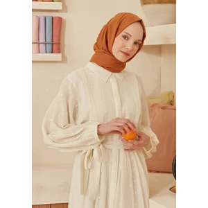 Fresh Scarfs Ince Pamuk Vual Sal Camel
