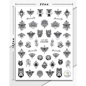 Aba Nails Tırnak Sticker