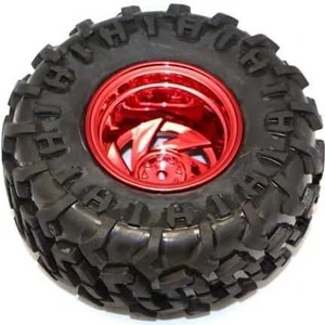 Büyük Arazi Tekerleği 125 mm x 58 mm - Kırmızı