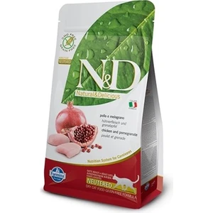 N&d Tahılsız Tavuklu Narlı Kısırlaştırılmış Kedi Maması 1.5 kg