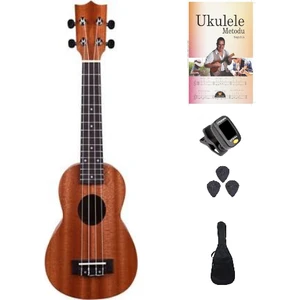 Puka Maun Ağacı Soprano Ukulele Seti