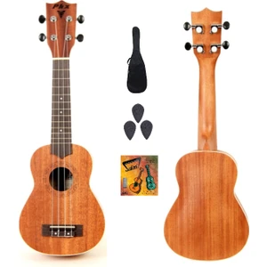 Maun Ağacı Concert Ukulele Hakiki Masif Maun Ağacı Concert Ukulele