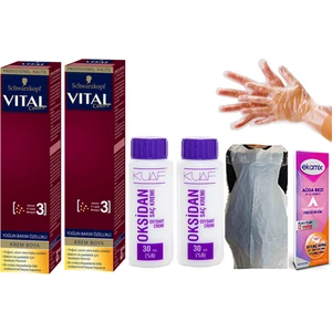Saç Boyası 8-1 Küllü Açık Kumral 2AD. Oksidan 30VOL 2AD