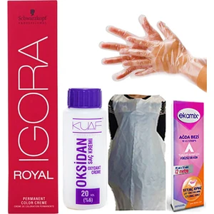 Igora Royal 6-60 Koyu Kumral Doğal Çikolata  Oksidan 20VOL