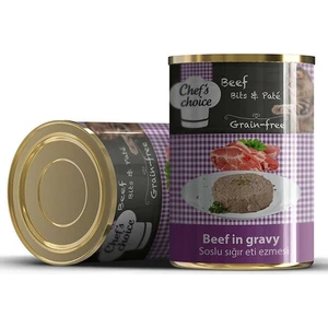 Chefs Choice 3 Adet Kıyılmış Sığır Etli Konserve Kedi Maması 400 gr