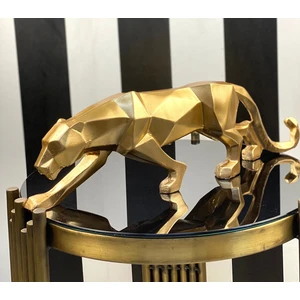 Mirsa Global Kubik Leopar Biblo Gold