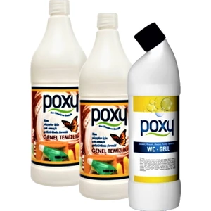 Çok Amaçlı Genel Temizlik 2 x 1 Lt & Wc Jell 1 Lt