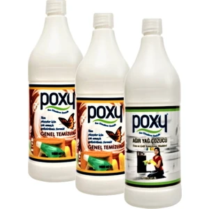 Çok Amaçlı Genel Temizlik 2 x 1 Lt & Ağır Yağ Çözücü 1 Lt