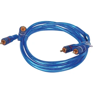 2 Rca + 2 Rca 1.8 Metre Mavi Şeffaf Kablo
