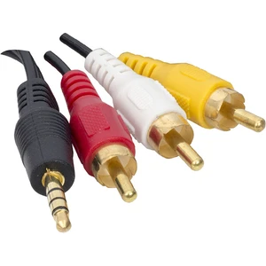 Uydu Alıcısı Av Kablo 3.5 mm St E / 3 Rca Kablo 1.2 Metre Uzun Jack Elektromer