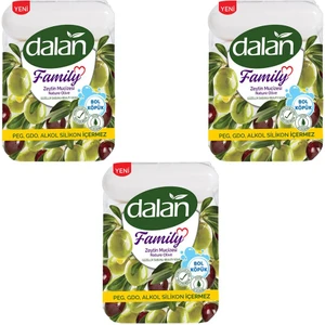 Famıly Zeytinyağlı Sabun 3'lü Paket 75X4 gr Zeytin Mucizesi
