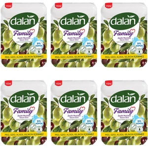 Famıly Zeytinyağlı Sabun 6'lı Paket 75X4 gr Zeytin Mucizesi