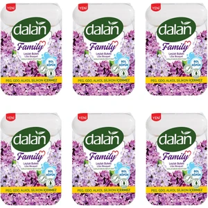 Famıly Sabun Leylak 6'lı Paket 75X4 gr Leylak Buketi Sabun