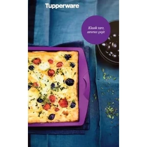 Mor Silikon Pişirme Kabı Dikdörtgen Özel Seri