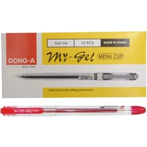 My-Gel 0,5 mm İğne Uçlu Kalem Kırmızı