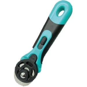 Yuvarlak Bıçaklı Kumaş Deri Kağıt Rulet Kesici 45MM