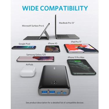 Anker PowerCore III Elite 25600 mah 87W USB-C PD Taşınabilir Fiyatı