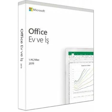 Microsoft Office 2019 Ev ve Iş Türkçe Lisans Kutu