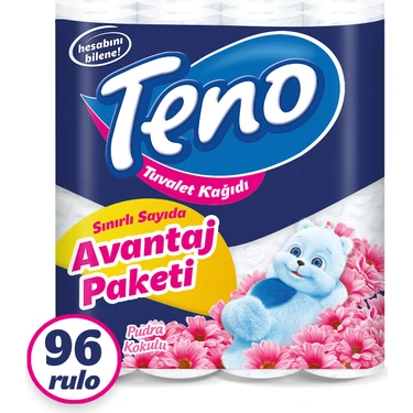 Teno Avantaj Paket Parfümlü Tuvalet Kağıdı 96 Rulo (32 Rulo x 3