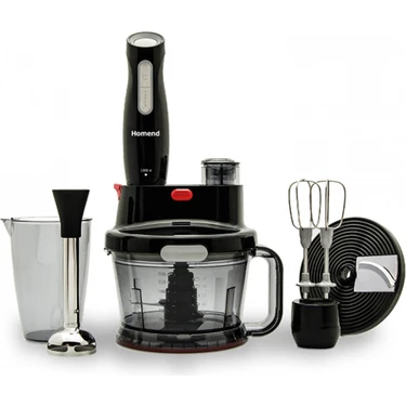 Homend Functionall 2840H Çoklu Set Mutfak Robotu 1000 W 1,5 L Kapasite Doğrama