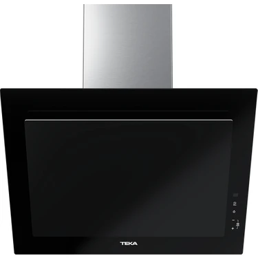 Teka - DVT 68660 TBS BK - Duvar Tipi Davlumbaz - 698 m³/h - Inox/Siyah Cam - 60 cm -