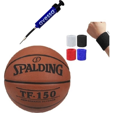 Spalding TF-150 Basketbol Topu No: 5 - 6 - 7 Numara + Pompa+