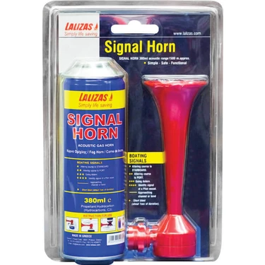 Lalizas Sinyal Korna Seti - 380ML - Signal Horn Set  Sprey Havalı Korna Kit