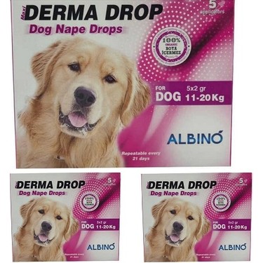 Albino Maxi Derma Drop Dogal 11 20 Kg Kopek Ense Damlasi Fiyati