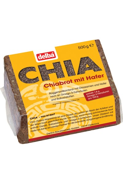 Delba Chialı Yulaf Ekmeği Chiabrot Mit Hafer 500 gr