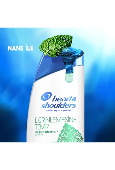 Head & Shoulders Şampuan Derinlemesine Temiz Kaşıntı Giderici Kepeğe Karşı Etkili 400 ml