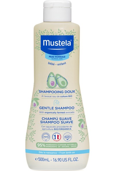 Mustela Gentle Göz Yakmayan Bebek Şampuanı 500 ml