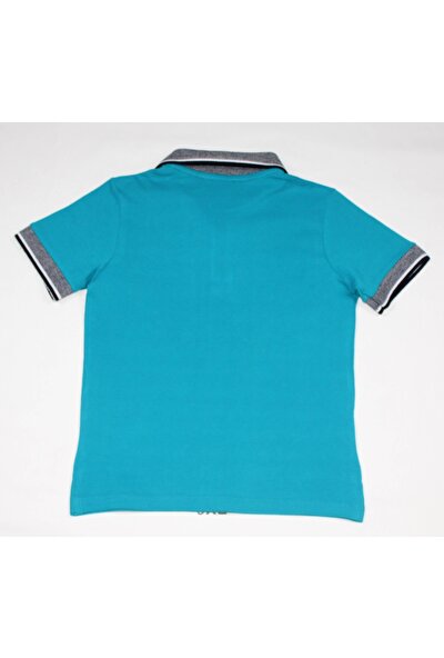 North Star Fashion Polo Yaka Nakışlı Erkek Çocuk T-Shirt